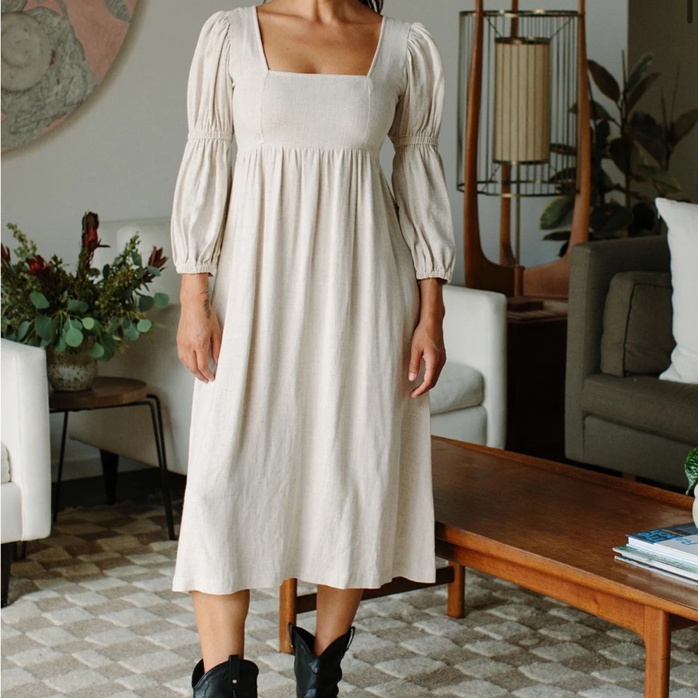 Rachel Pally LINEN DOREEN DRESS size M